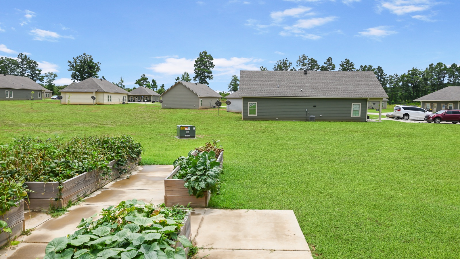 Jonesboro Senior Village lawn and homes