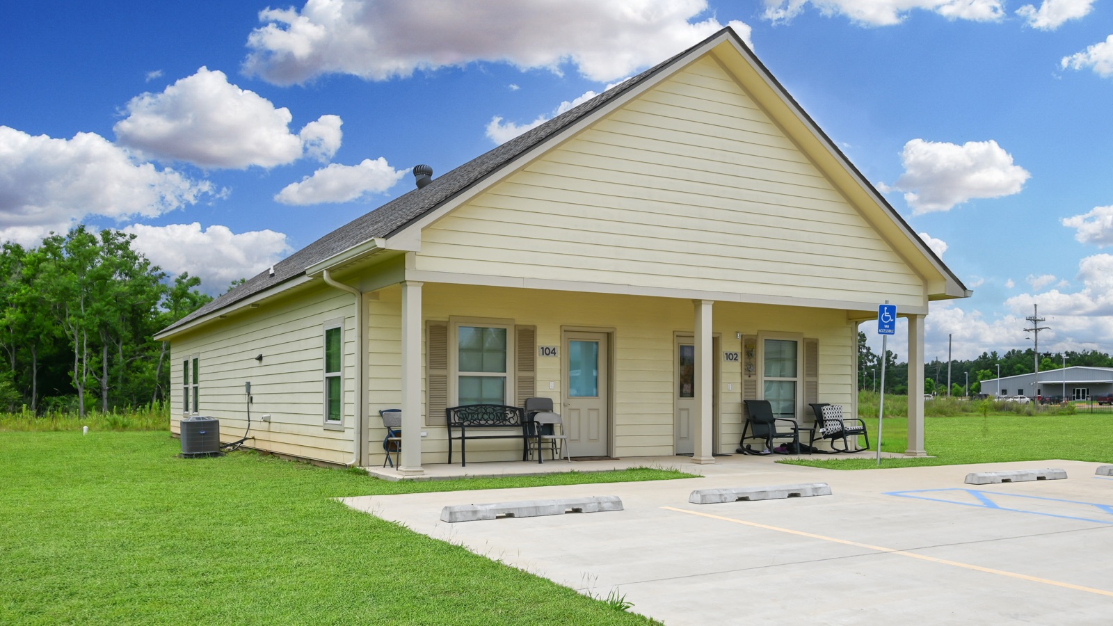 Jonesboro Senior Village duplex exterior